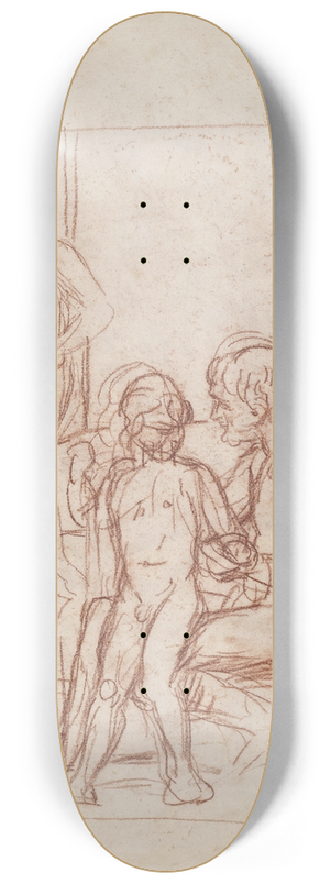 Hans Von Mares - The Golden Age I 8.25 inch art skate deck