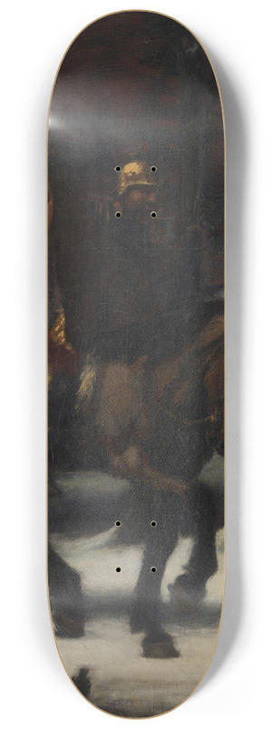 Hans Von Mares - The Three Horsemen II; St. Martin 8.25 inch art skate deck