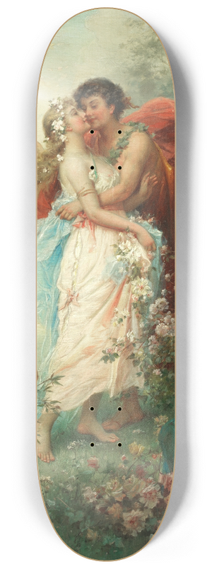 Hans Zatzka - Oath of love 8.25 inch art skate deck