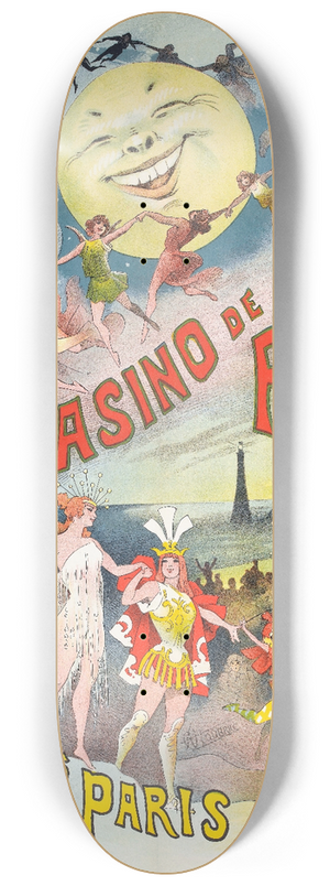 Alfred Choubrac - Casino De Paris, Venus  Paris Ballet 8.25 inch art skate deck