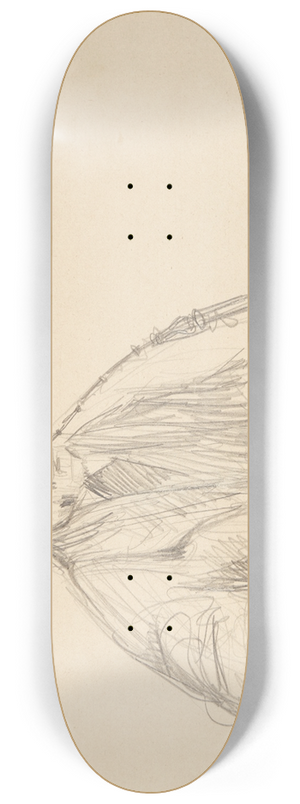 Harald Giersing - Kabalisten Kunstnerens far med lang pibe 8.25 inch art skate deck Harald Giersing - Kabalisten Kunstnerens far med lang pibe 8.25 inch art skate deck