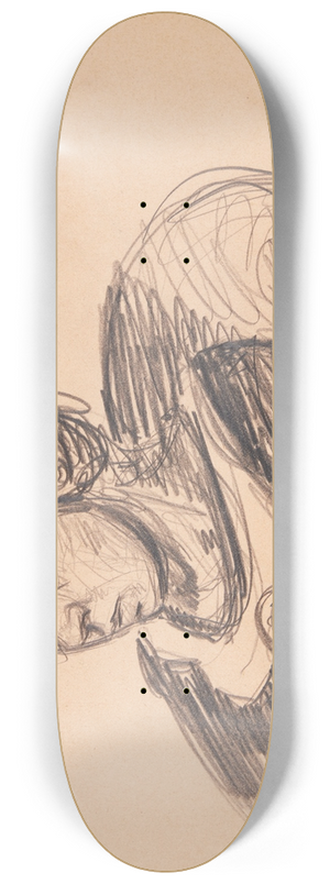 Harald Giersing - Kunstnerens sster, Anna Giersing 8.25 inch art skate deck Harald Giersing - Kunstnerens sster, Anna Giersing 8.25 inch art skate deck