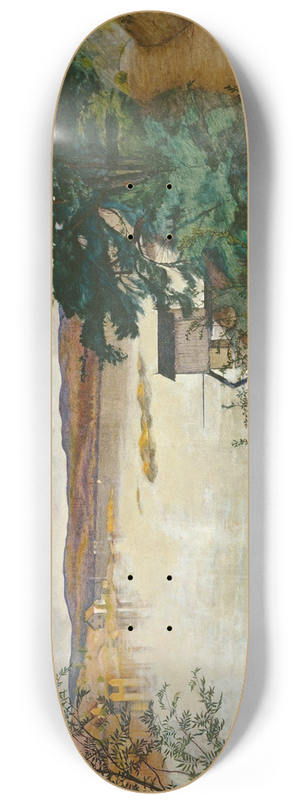 Harald Sohlberg - Untitled 8.25 inch art skate deck