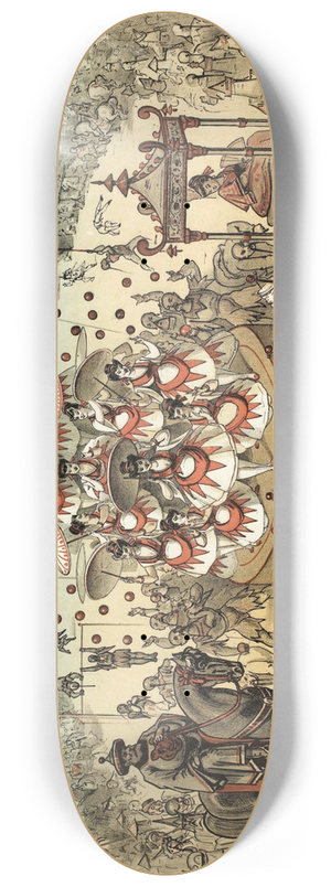 Alfred Choubrac - Les Japonais 8.25 inch art skate deck