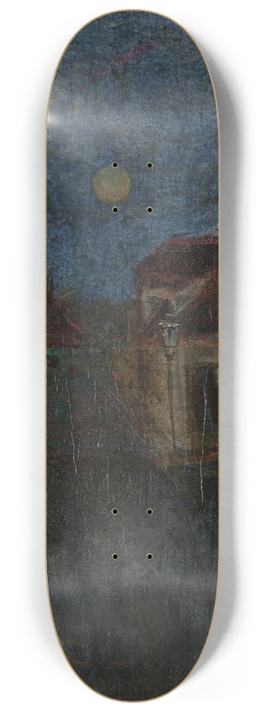 Harald Sohlberg - View from Karl XIIs Street 8.25 inch art skate deck