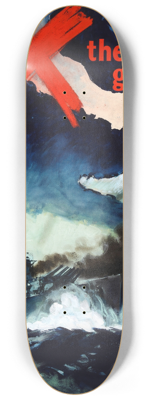 Harold Forster - And the Navy goes on 8.25 inch art skate deck