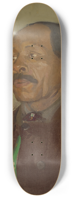 Harold Gilman - Portrait of an Algerian 8.25 inch art skate deck