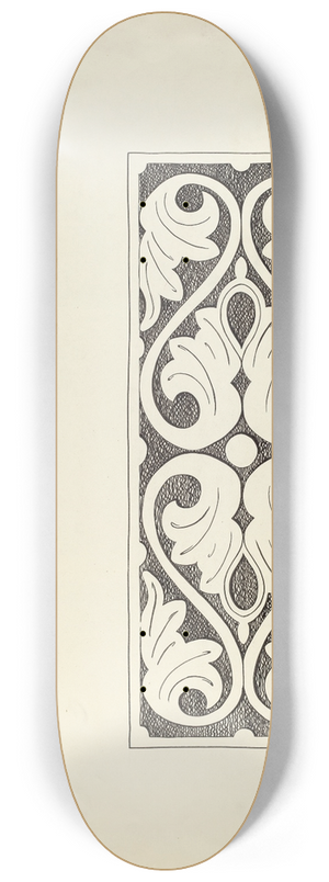Harold Merriam - Press Cupboard (Detail) 8.25 inch art skate deck