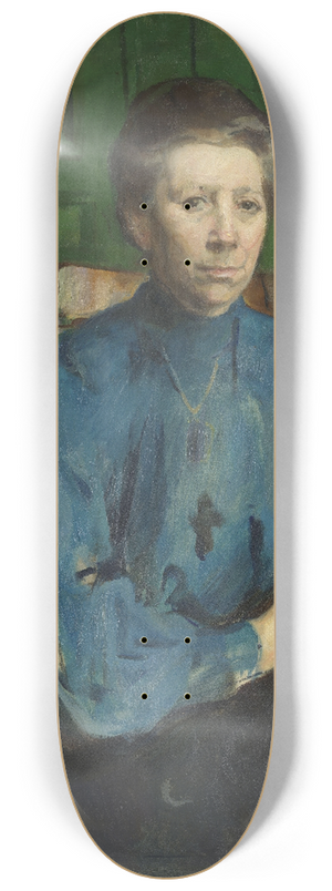 Harriet Backer - Mrs. Vedastine Aubert, b. Moe 8.25 inch art skate deck