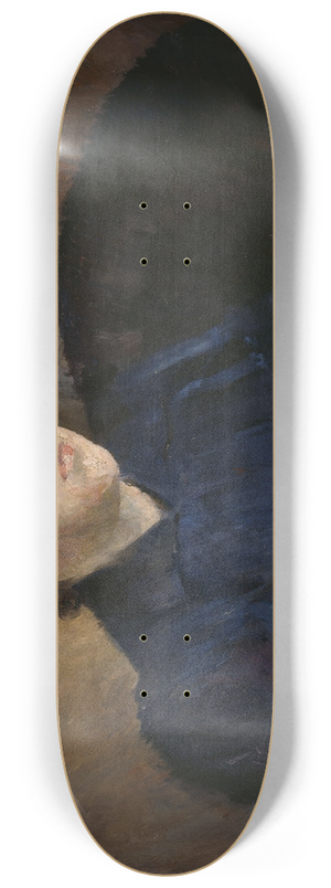 Harriet Backer - Portrait of Nenna Janson Nagel, b. Backer Lunde 8.25 inch art skate deck Harriet Backer - Portrait of Nenna Janson Nagel, b. Backer Lunde 8.25 inch art skate deck