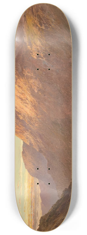 Alfred de Branski - Highland landscape 8.25 inch art skate deck Alfred de Branski - Highland landscape 8.25 inch art skate deck