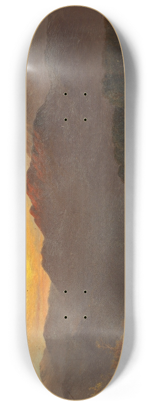 Alfred de Branski - Summers evening, Llyn Gwynant, North Wales 8.25 inch art skate deck