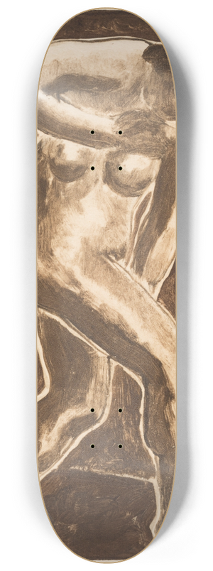 Abraham Walkowitz - Untitled 8.25 inch art skate deck Abraham Walkowitz - Untitled 8.25 inch art skate deck
