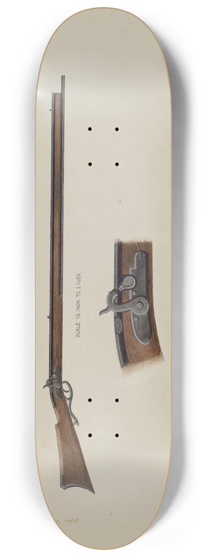 Harry G. Aberdeen - Gun 8.25 inch art skate deck