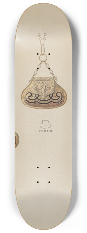 Harry G. Aberdeen - Locket for Perfume 8.25 inch art skate deck