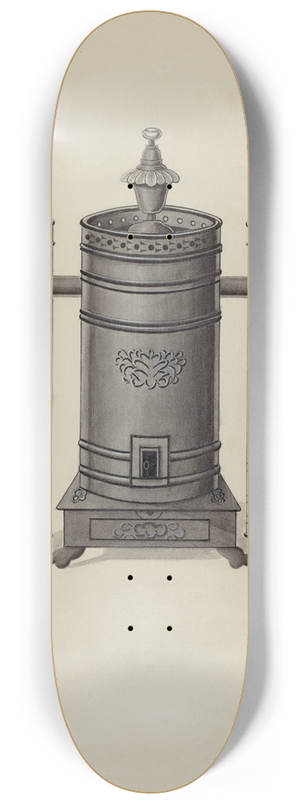 Harry G. Aberdeen - Stove 8.25 inch art skate deck