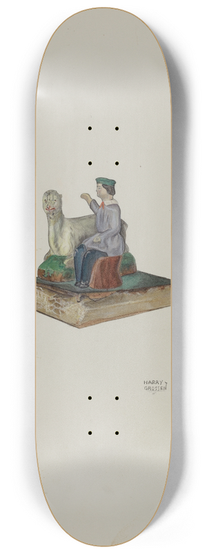 Harry Grossen - Toy Boy and Goat 8.25 inch art skate deck