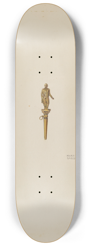 Harry Grossen - Watch Key 8.25 inch art skate deck