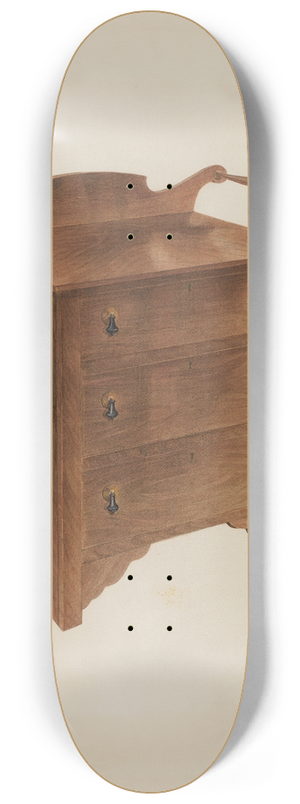 Harry King - Walnut Wash Stand 8.25 inch art skate deck