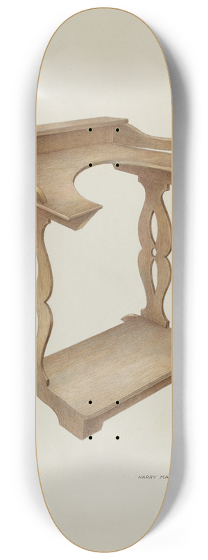 Harry Mann Waddell - Prayer Bench 8.25 inch art skate deck