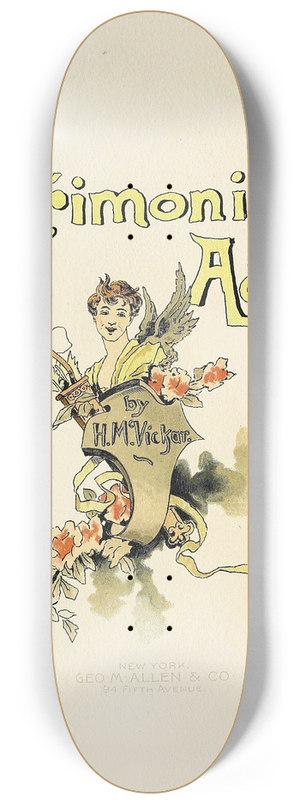 Harry Whitney McVickar - Matrimonial advice pl01 8.25 inch art skate deck