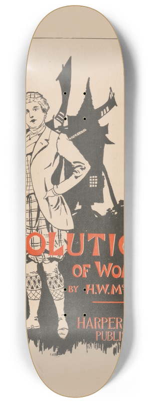 Harry Whitney McVickar - The evolution of woman 8.25 inch art skate deck