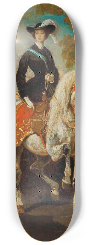 Alfred De Dreux - Limpratrice Eugnie 8.25 inch art skate deck