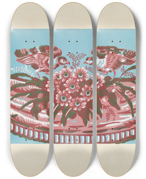 Triptych art skateboard deck of Martin Partyka Bandbox Design_2 by Martin Partyka