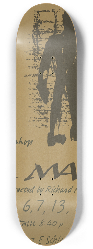 H. Edward Oliver - The man directed by Richard Forsyth 8.25 inch art skate deck