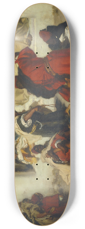 Alfred Dehodencq - The Captured Thief 8.25 inch art skate deck