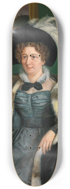 Heinrich Beltz - Portrait Burckhardt-Bischoff 8.25 inch art skate deck