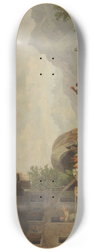 Heinrich Brkel - Rauferei vor einem Wirtshaus 8.25 inch art skate deck Heinrich Brkel - Rauferei vor einem Wirtshaus 8.25 inch art skate deck