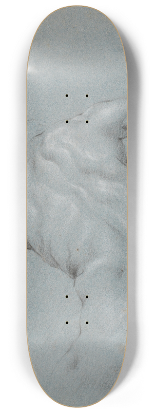 Heinrich Dittmers - Foroverbjet mandlig model, set fra ryggen 8.25 inch art skate deck