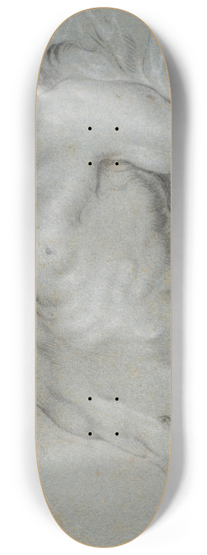 Heinrich Dittmers - Overkroppen af strkt tilbagelnet mandlig model 8.25 inch art skate deck