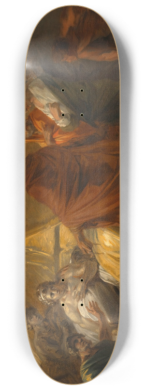 Heinrich Friedrich Fger - Antiochus und Stratonice und der Arzt Erasistratos 8.25 inch art skate deck