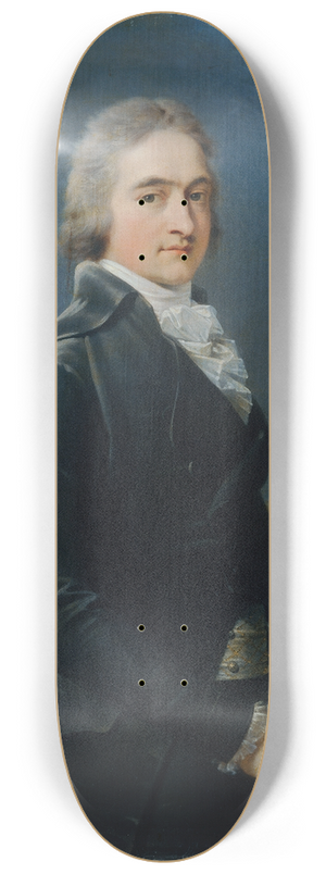 Heinrich Friedrich Fger - Bernhard von Tschoffen (gest. 1802) 8.25 inch art skate deck