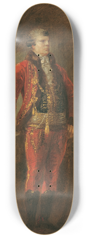 Heinrich Friedrich Fger - Ein ungarischer Magnat 8.25 inch art skate deck
