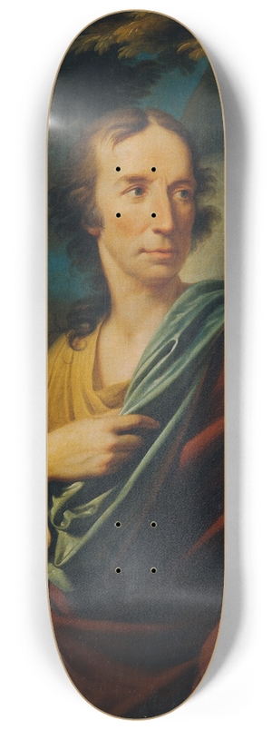 Heinrich Friedrich Fger - Herrenportrt 8.25 inch art skate deck