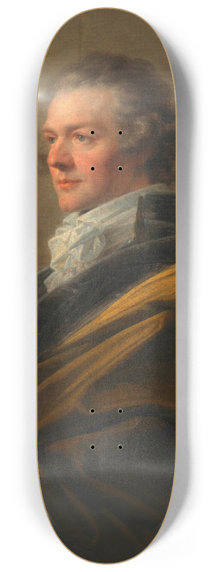 Heinrich Friedrich Fger - Johann Nepomuk Hunczovsky (Leibarzt von Kaiser Leopold II.) 8.25 inch art skate deck