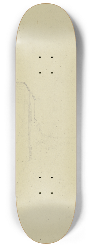 Heinrich Funk - Gate in a wall 8.25 inch art skate deck