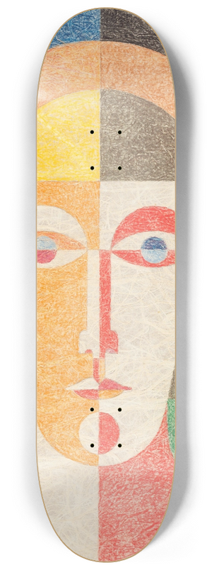 Heinrich Hoerle - Frauenkopf 8.25 inch art skate deck