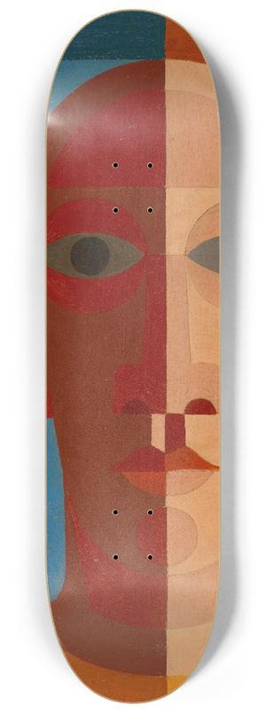 Heinrich Hoerle - Selbstbildnis 8.25 inch art skate deck