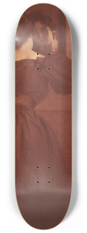 Heinrich Khn - Woman before a Mirror 8.25 inch art skate deck