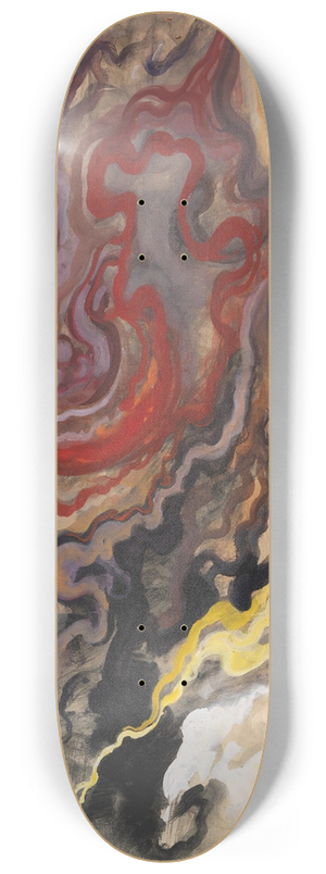 Heinrich Kley - Abstrakte Komposition 8.25 inch art skate deck