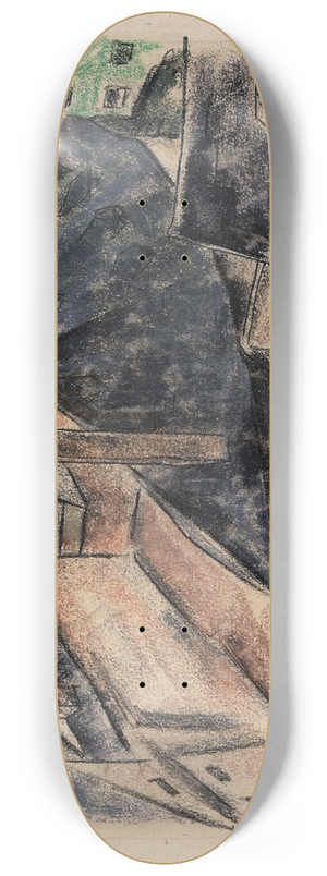 Heinrich Schrder - Rooftops 8.25 inch art skate deck