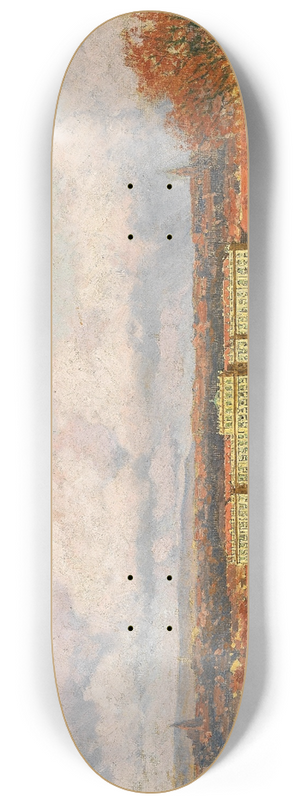 Heinrich Tomec - A View of Schnbrunn Palace 8.25 inch art skate deck