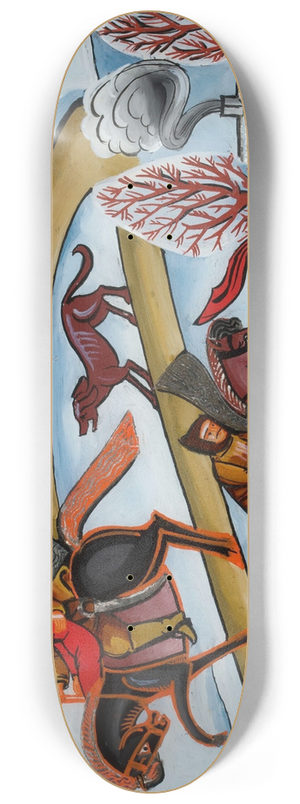 Helena Schrammwna - Trzech Budrysw 8.25 inch art skate deck