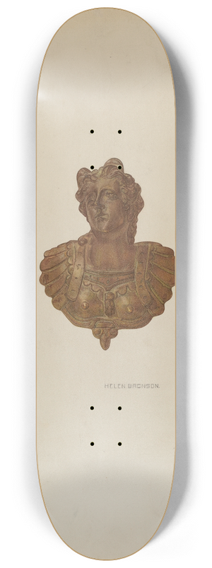 Helen Bronson - Mirror Support  Lady Bust 8.25 inch art skate deck