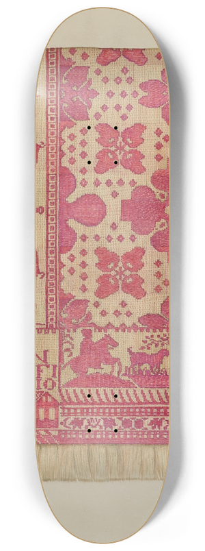Helen Bronson - Woven Coverlet 8.25 inch art skate deck