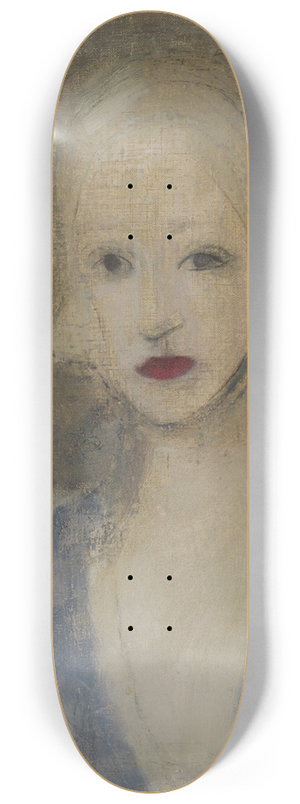 Helene Schjerfbeck - Blond Woman 8.25 inch art skate deck